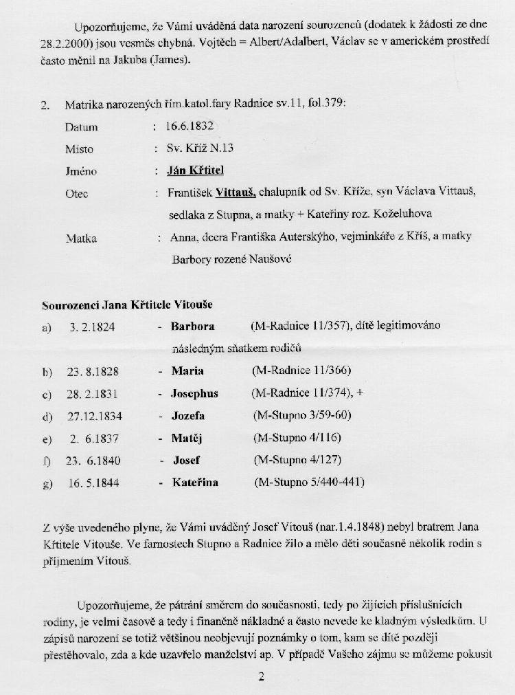 Page 2 Pilzen Archive Report